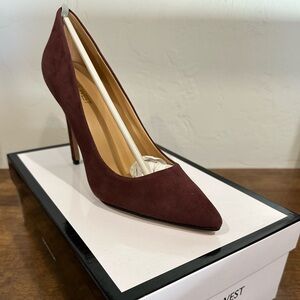 Nine West Women's Dark Red Heels